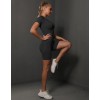 Бесшовный женский фитнес комплект Crop T-Shirt+Tracks Push Up 24